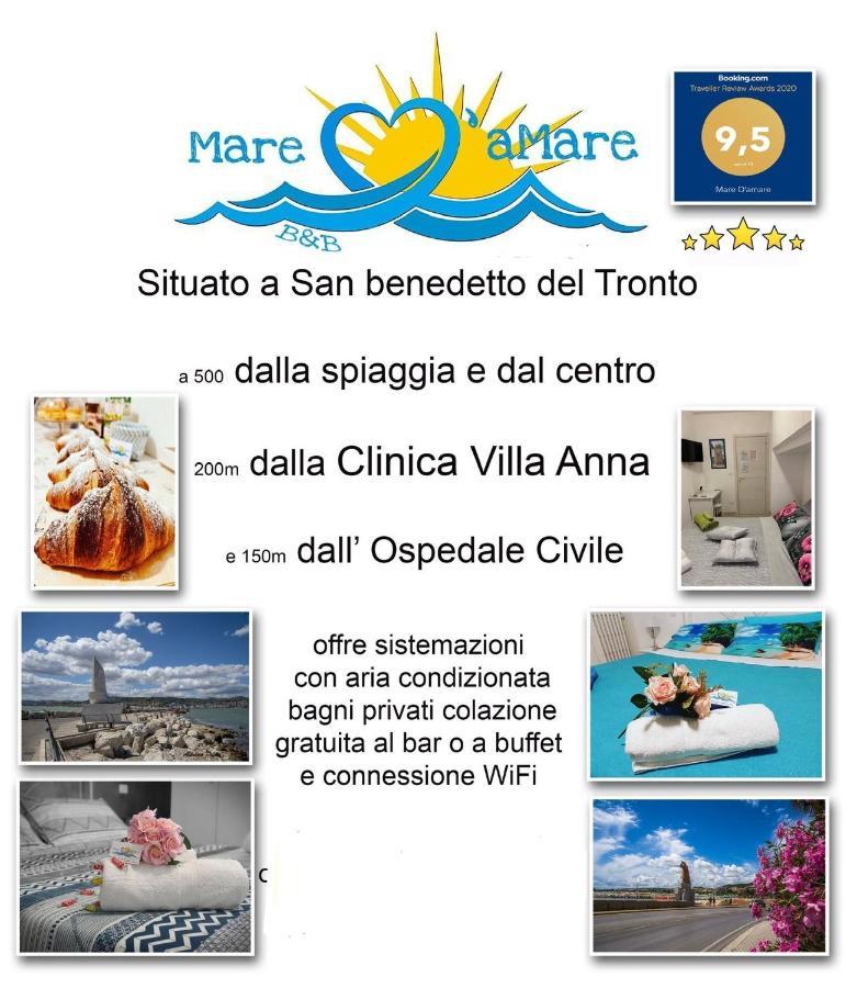 Mare D'Amare Bed & Breakfast ซัน เบเนเดตโต เดล ตรอนโต ภายนอก รูปภาพ